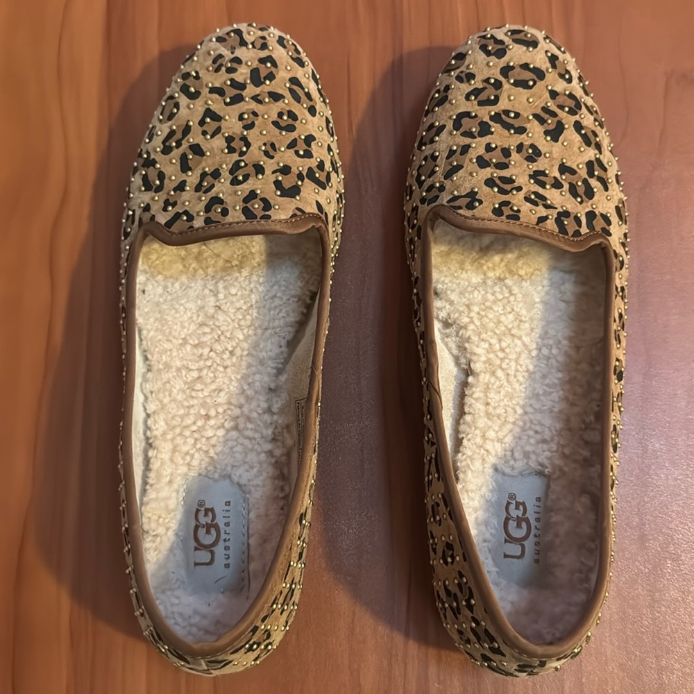 UGG Alloway Cheetah Print Ballet Flats